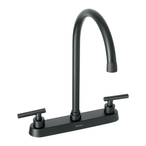 [46773] Mezcladora para fregadero,manerales palanca,negro mate TÚBIG TBF-82M