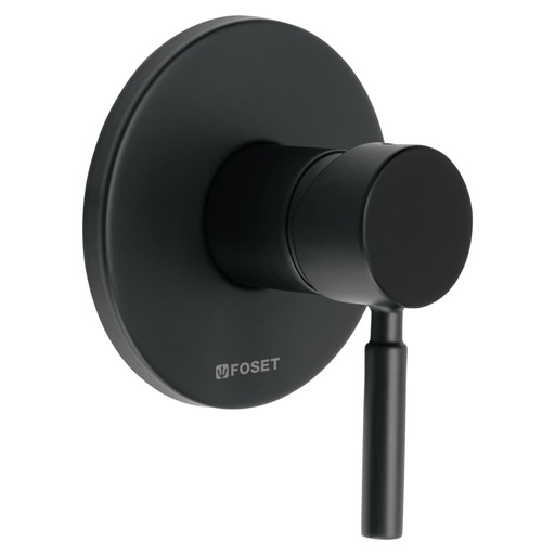 [46791] Monomando para regadera, negro, TÚBIG TBM-71M