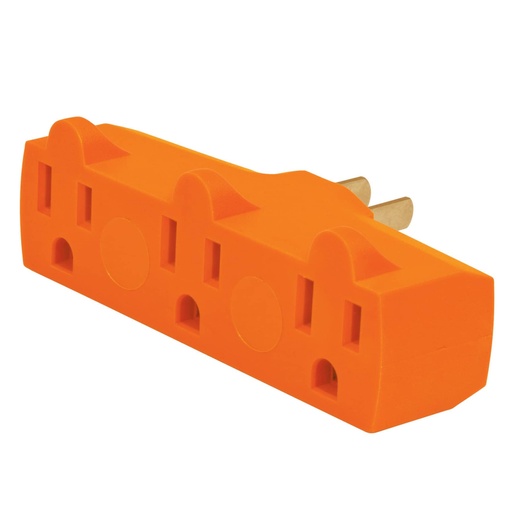 [46805] Multicontacto triple aterrizado, tipo 'Y',reforzado, VOLTECK MUL-380