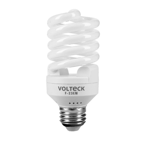 [46838] Lámpara espiral mini T2 23 W luz de día en blíster, VOLTECK F-23EM