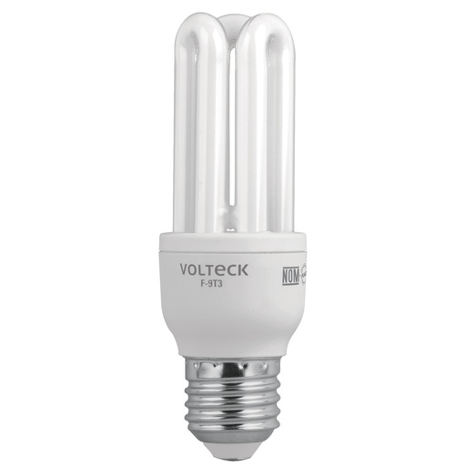 [46843] Lámpara triple T3 9 W luz de día en blíster, VOLTECK F-9T3