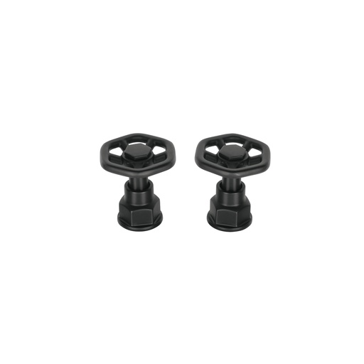 [46871] Juego de 2 manerales para mezcladora, volante, negro, TÚBIG TBMM-61M