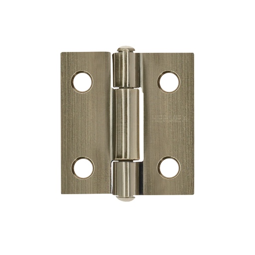 [46909] Bisagra rectangular 1 x 7/8', latón antiguo, HERMEX BR-102