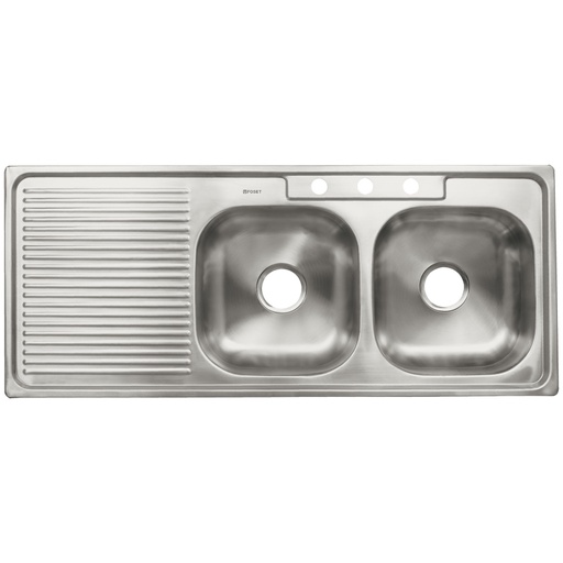 [47023] Tarja de empotrar 120x50cm doble tina derecha, FOSET BASIC TA-1202TDB