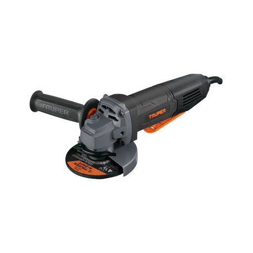[102496] Esmeriladora 4-1/2', 850 W, int. paleta, TRUPER INDUSTRIAL ESMA-4580PN