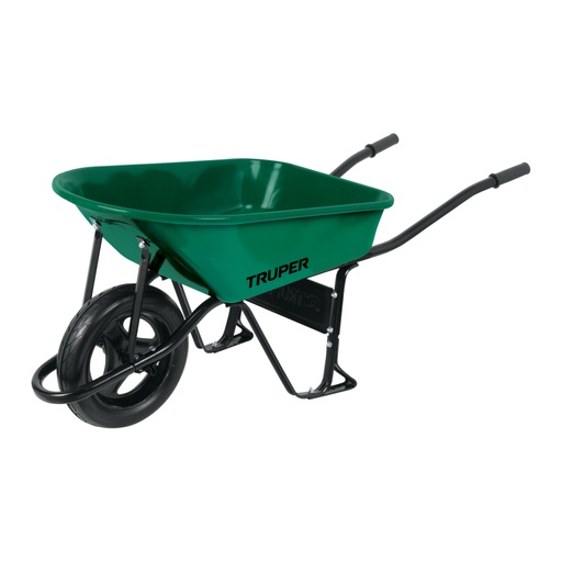 [10253] Carretilla 4.75 ft3 angosta, Imponchable, tubular, TRUPER CAT-55FF