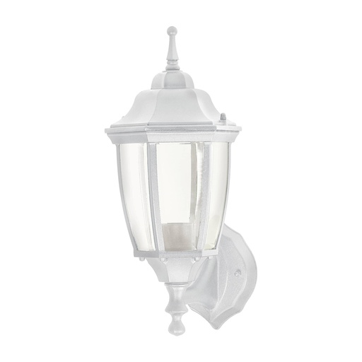 [47288] Arbotante tipo farol tradicional soportado p/exterior blanco ARB-100S