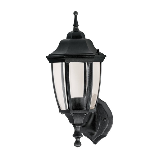 [47289] Arbotante tipo farol tradicional soportado p/exterior, negro ARB-101S