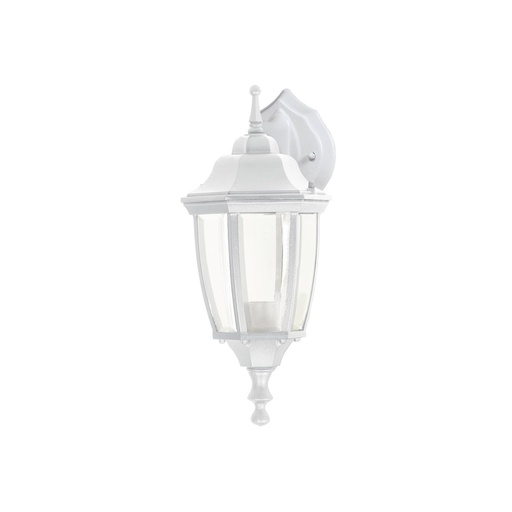 [47290] Arbotante tipo farol tradicional suspendido p/exterior, bco. ARB-102S