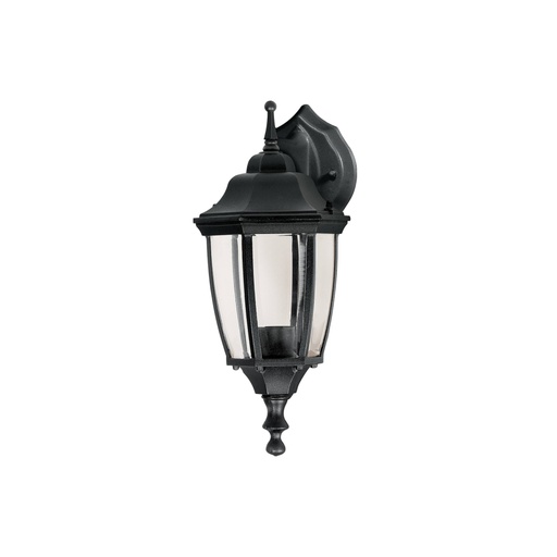 [47291] Arbotante tipo farol tradicional suspendido p/exterior negro ARB-103S