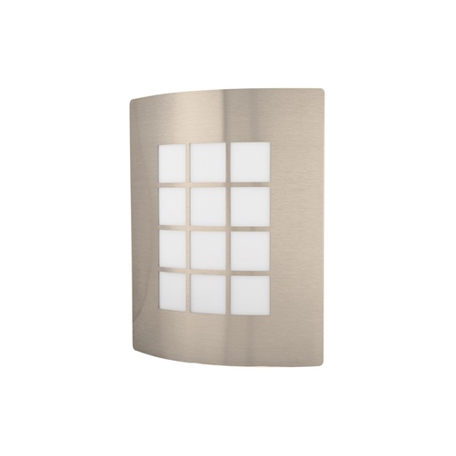 [47390] Arbotante decorativo cuerpo acero inox, lámpara no incluida ARB-003S