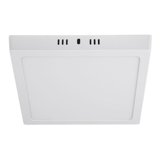 [47444] Luminario LED plafón 18W 6500K, cuadrado, blanco, VOLTECK PLA-212L