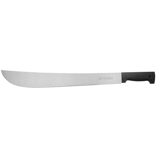 [10256] Machete estándar 18' cacha negra inyectada, en bolsa, TRUPER T-460-18BB