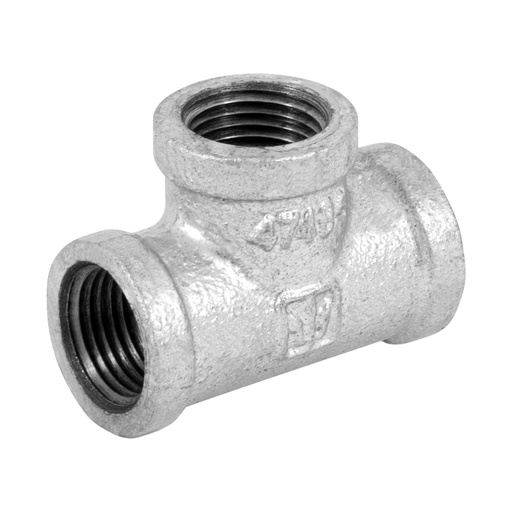 [47485] Tee sencilla 1/2' acero galvanizado, FOSET CG-701