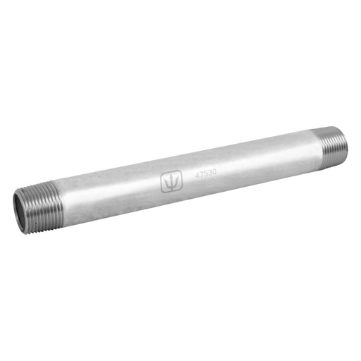 [47530] Niple de acero galvanizado 3/4' x 8', FOSET CG-415