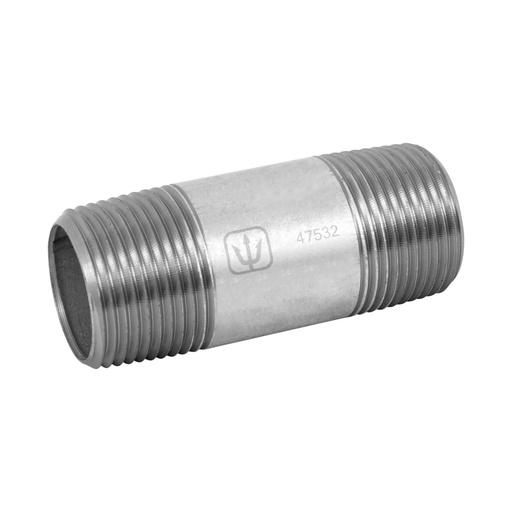 [47532] Niple de acero galvanizado 1' x 3', FOSET CG-417