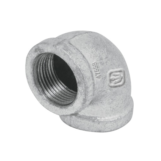 [47558] Codo 90° acero galvanizado de 3/4', FOSET CG-502