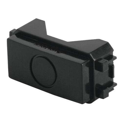 [47604] Módulo (tapón) ciego, línea Italiana, color negro, VOLTECK TA-IN