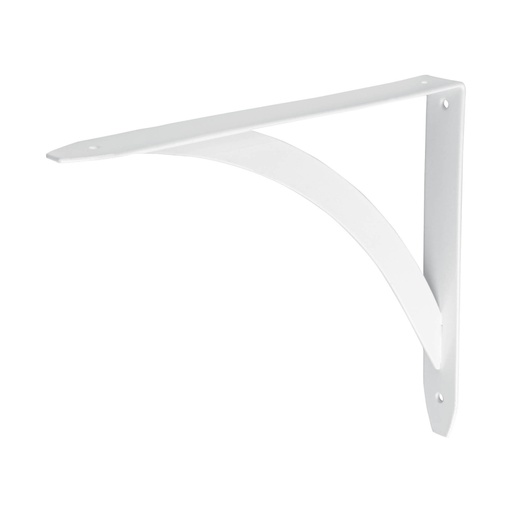 [47697] Ménsula reforzada blanca 8 x 10', diseño barra, FIERO MED-10BB