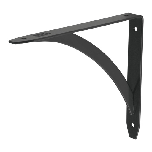 [47698] Ménsula reforzada negra 5 x 7', diseño barra, FIERO MED-6NB