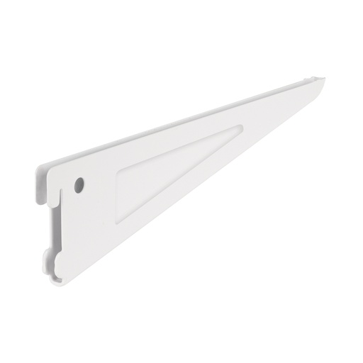 [47714] Ménsula plana blanca para cremallera doble, 27cm, FIERO SOMO-10MD