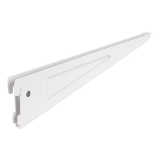 [47715] Ménsula plana blanca para cremallera doble, 32cm, FIERO SOMO-12MD