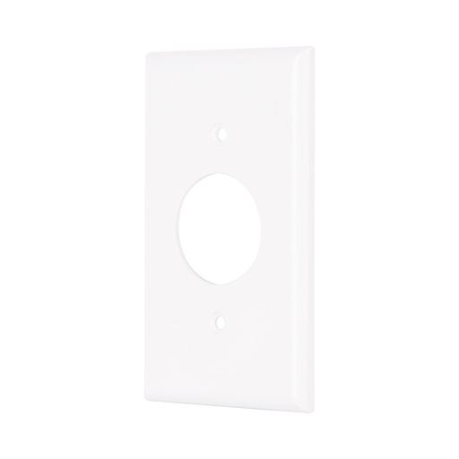 [47725] Placa de ABS para contacto redondo, Standard, blanco PPSE-SB