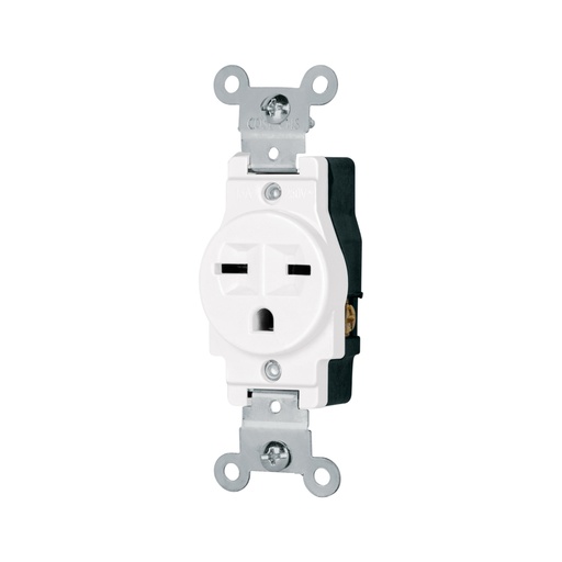 [47732] Contacto sencillo, cara de chino, Standard, blanco, VOLTECK COSE-CHSB