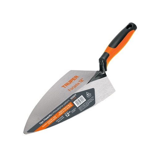 [102617] Cuchara para albañil 12' forjada tipo Filadelfia,mgo Comfort CT-12B