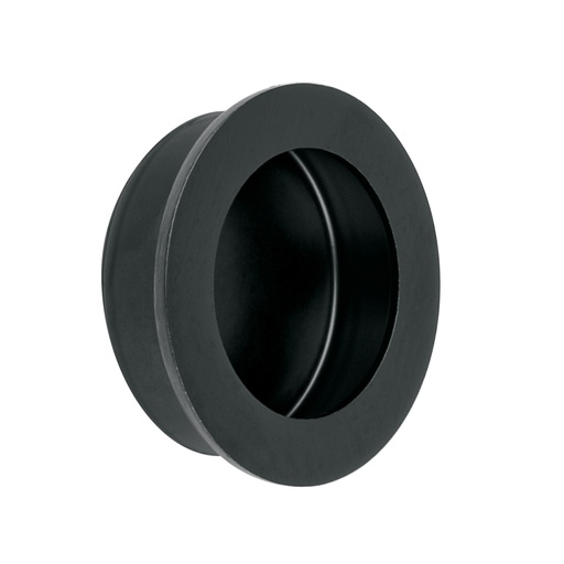 [47802] Jaladera de embutir circular No. 3 acabado negro JALED-63