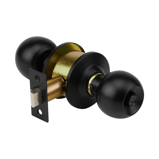 [47911] Cerradura pomo, negro, esfera, baño, HERMEX CEPO-61B