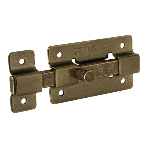 [47926] Pasador de barra plana 3', latón antiguo, HERMEX PAA-36