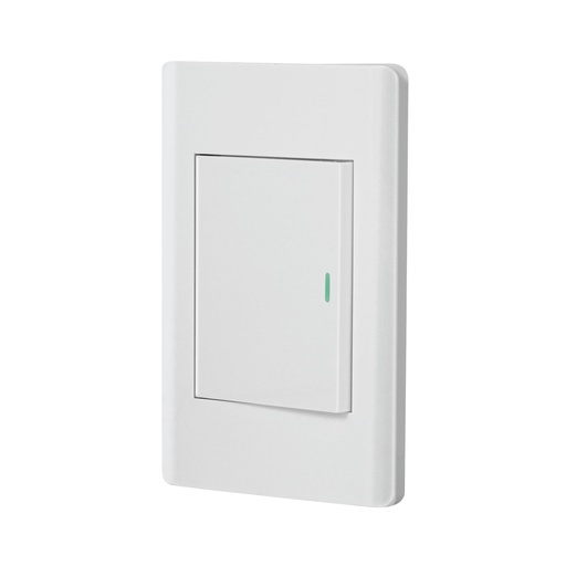 [47962] Placa armada blanca 1 interruptor 3 módulos, Lisboa, VOLTECK PA-APSE3-LB