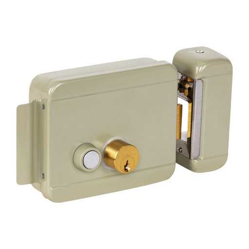 [47979] Cerradura electromecánica con botón, derecha, HERMEX CEM-32D