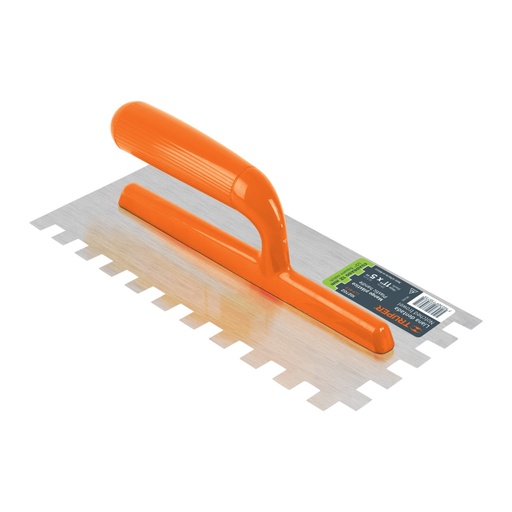 [102702] Llana 11' dentado cuadrado 1/2', 6 remaches, mango plástico LLP-6CG