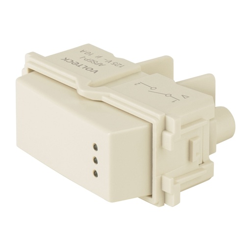 [48055] Interruptor sencillo con luz piloto, línea Italiana, marfil APSEP-I