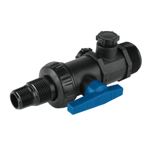 [48081] Multiconector polipropileno para tinaco, con válvula, FOSET ATIN-001