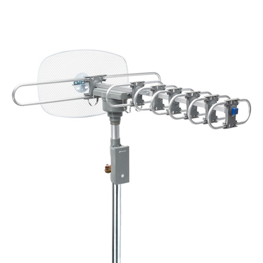 [48114] Antena aérea para TV HD, giratoria 360° con control y cable ANGI-360B