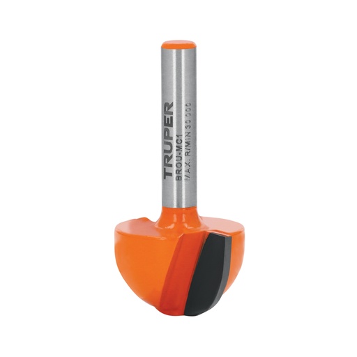 [102723] Broca para router, media caña, 1', TRUPER BROU-MC1