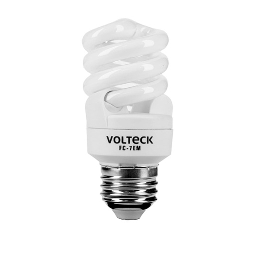 [48203] Lámpara espiral mini T2 7 W luz cálida en blíster, VOLTECK FC-7EM