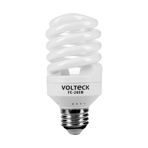 [48207] Lámpara espiral mini T2 20 W luz cálida en blíster, VOLTECK FC-20EM