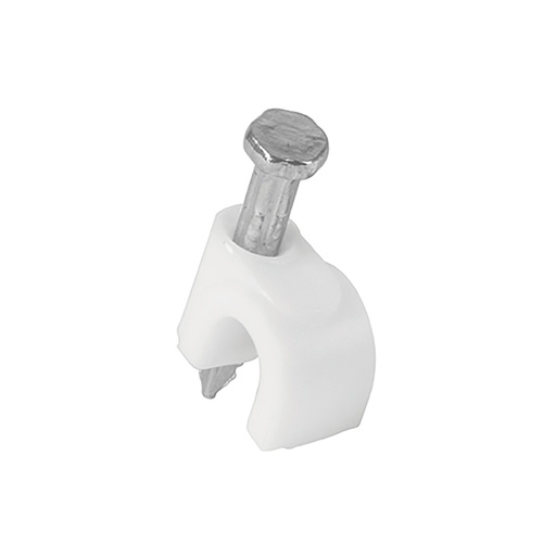 [48272] Bolsa con 20 grapas blancas de 6 mm para cable redondo GCU-6B