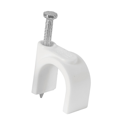 [48276] Bolsa con 20 grapas blancas de 16 mm para cable redondo GCU-16B