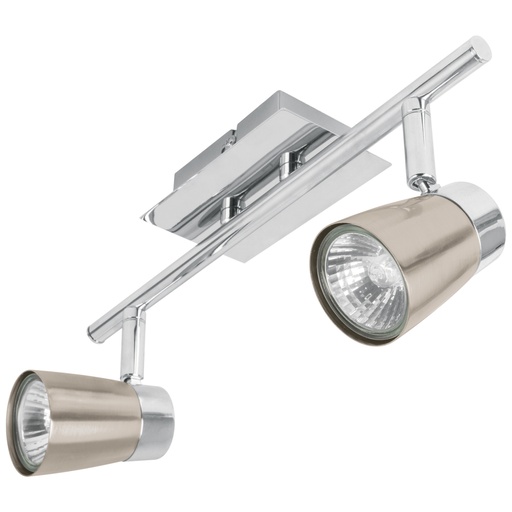 [48433] Luminario de sobreponer con 2 spots base GU10, VOLTECK SOB-302S