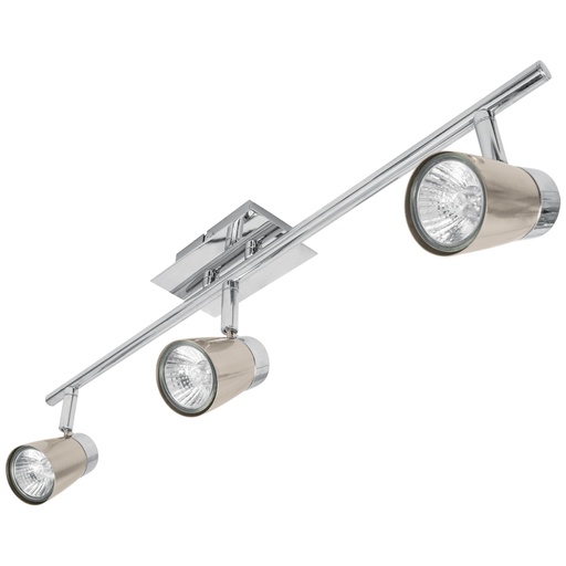 [48434] Luminario de sobreponer con 3 spots base GU10, Volteck SOB-303S