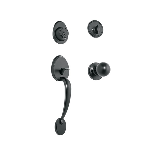 [48437] Jaladera/perilla, Lugo llave-mariposa, Negro, HERMEX CEP-61PJ