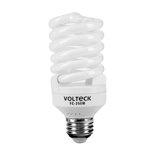 [48507] Lámpara espiral mini T2 25 W luz cálida en blíster, VOLTECK FC-25EM