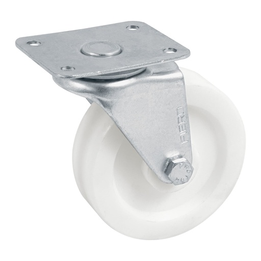 [48628] Rodaja de polietileno 3' placa giratoria, con buje, FIERO RO-225