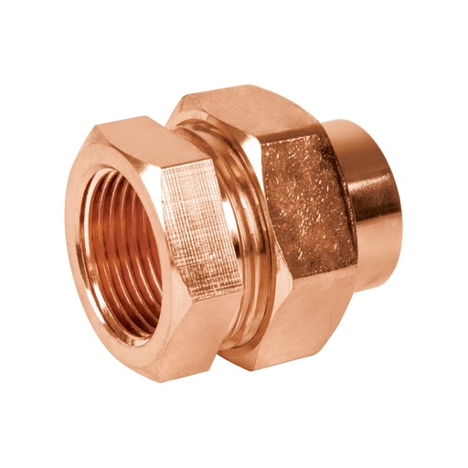 [48883] Tuerca unión latón cobrizado 3/4' rosca interior, FOSET CC-982
