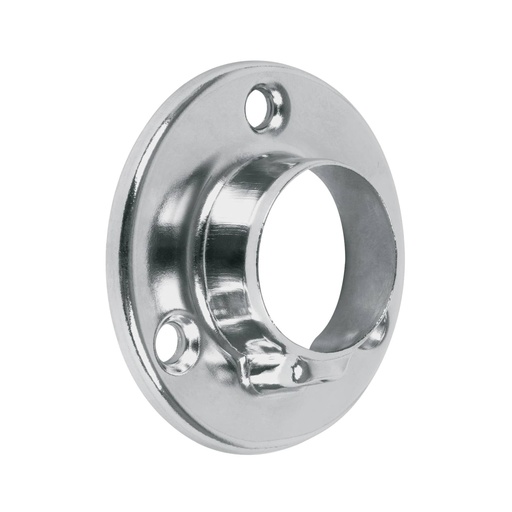 [48975] Brida cromada para tubo redondo de clóset, HERMEX BTR-3